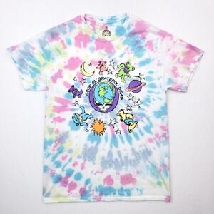 Grateful‎ Dead Shirt Mens Medium Tie Dye Bears Graphic Ripple Junction 2021 Band